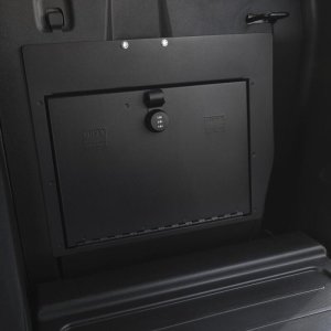 Toyota Tacoma Cubby Cover - Rear - Tuffy Products - Behind Seat Cubby Cover W/ Combo Lock - Black - `05-`22